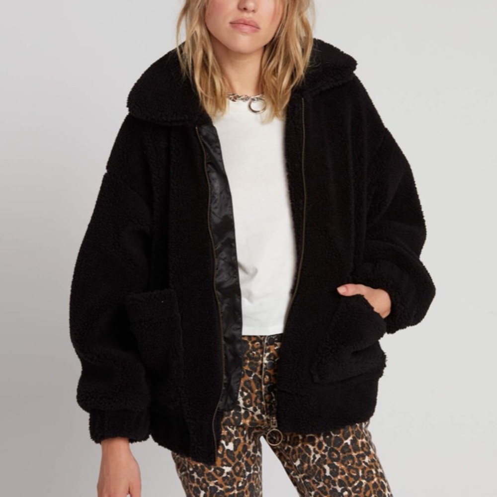 VOLCOM FUR COAT